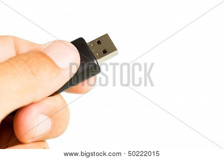 Person With A Memory Stick
