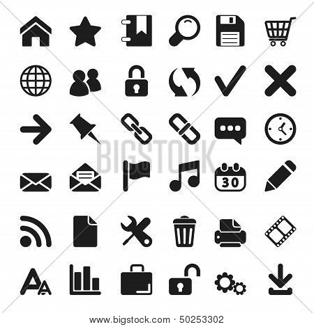Web icons set