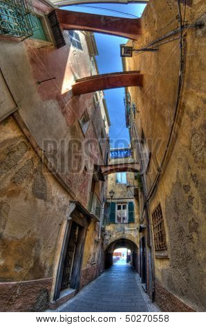 Colored alley