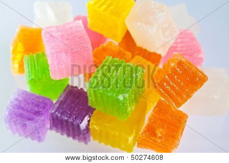 Colorful jelly