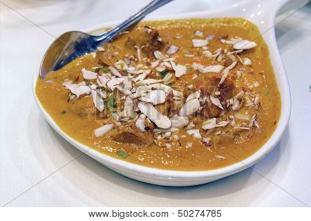 East Indian Food Lamb Korma Curry