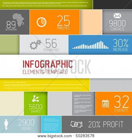 Vector abstracte pleinen achtergrond afbeelding / infographic sjabloon met plaats voor uw inhoud