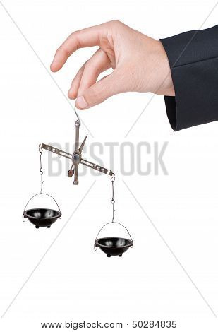 Hand Keeps Metal Weighting Imbalanced Scales