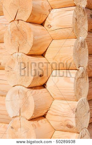 Wooden Wall From Timber