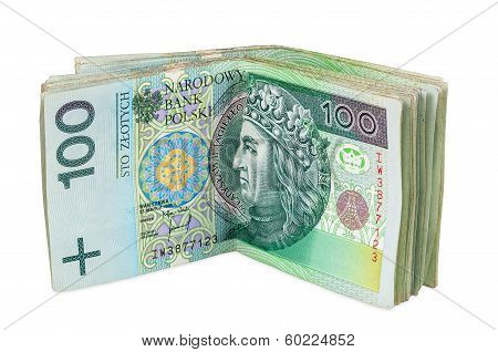 Polish Banknotes Of 100 Pln