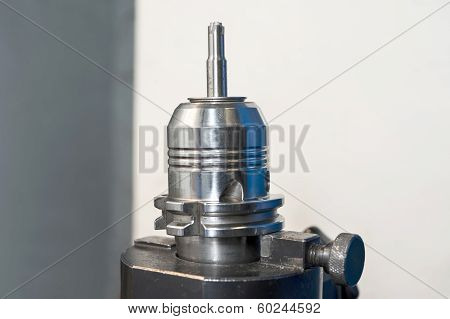 Radial Mill Cnc Tool. Closeup.