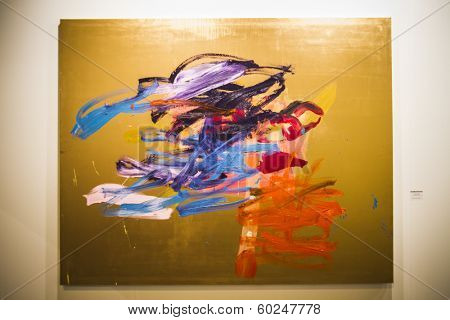 MADRID, SPAIN - 19 FEBRUARY 2014. ARCOmadrid contemporary art fair  begins its 33rd edition. Madrid, Spain