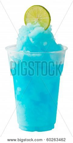 Lime Blue Curacao Smoothie