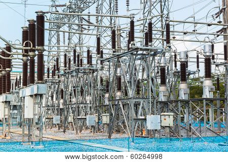 Power station for making electric energy