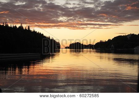 Island Valaam Monastery Bay.