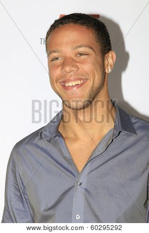 LOS ANGELES - FEB 22: Trey Smith at the Abercrombie & Fitch 'The Making of a Star' Spring Campaign Party on February 22, 2014 in Los Angeles, CA