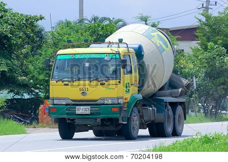 Cement truck of QMIX