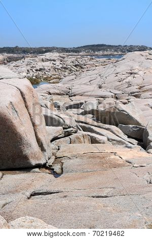 Rock Formations At Peggy's Cove
