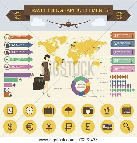 Travel Infographic Elements
