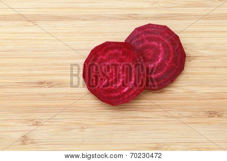 Slices of beet