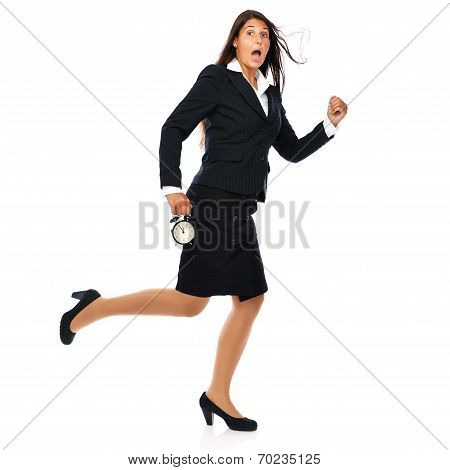 Getting Late - Business Woman