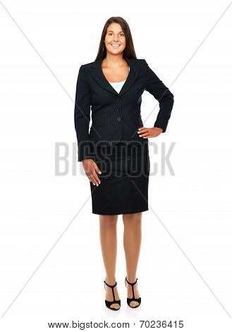 Beautiful Business Woman Standing.
