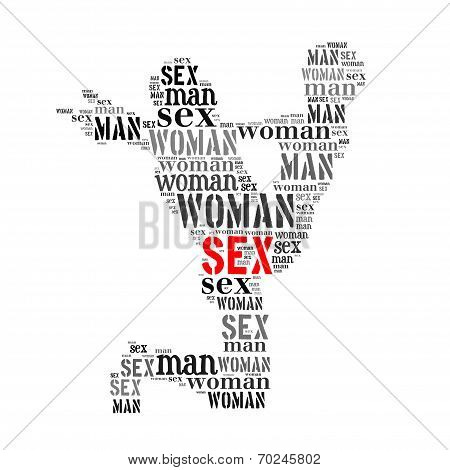 Woman Man Word Cloud