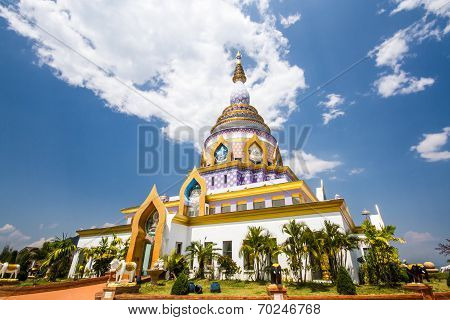 Glass Pagoda Wat Thaton In Mae Ai District Chiangmai Thailand