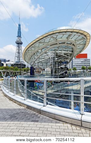 Nagoya, Japan city skyline with Nagoya Tower. 