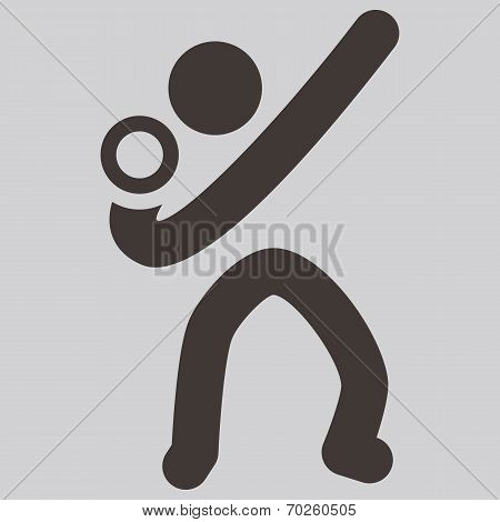 Shot Put Icon