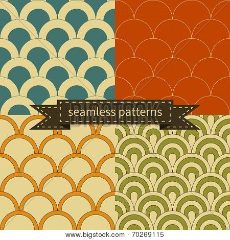 Set of seamless patterns