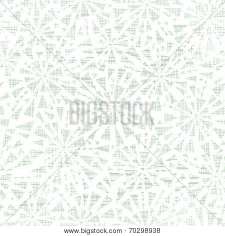 Abstract textile triangles bursts seamless pattern background