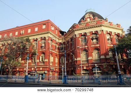 KOKATA, INDIA - NOVEMBER 25: B.B.D. Bagh - the business centre of Calutta / Kolkata, India  on November 25, 2012