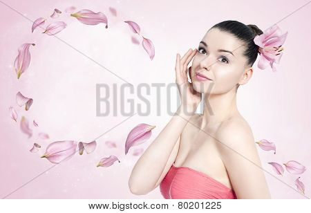 Beautiful Brunette Woman - Body And Skin Care Concept
