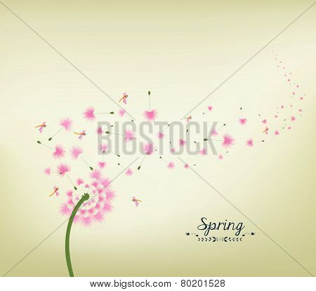 Spring background vintage
