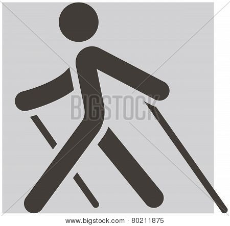 Nordic Walking Icon