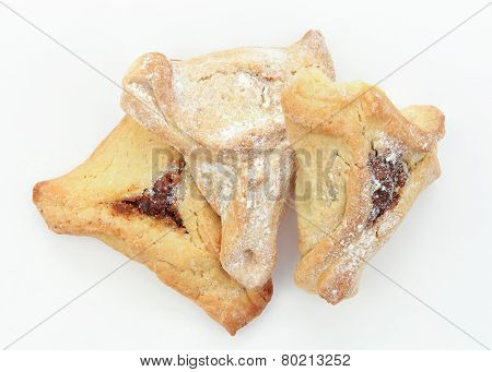 Traditional Jewish holiday food - Purim Hamantaschen