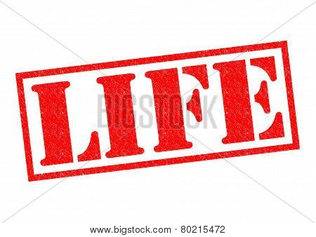 Life Rubber Stamp