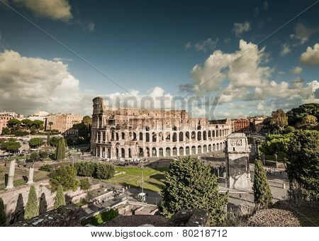 Colosseum in Rome, Italy