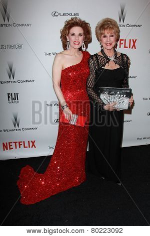 LOS ANGELES - JAN 11:  Kat Kramer, Pam Sharp at the The Weinstein Company / Netflix Golden Globes After Party at a Beverly Hilton Adjacent on January 11, 2015 in Beverly Hills, CA