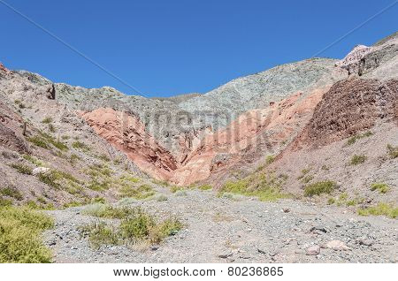 Los Colorados In Purmamarca, Jujuy, Argentina.