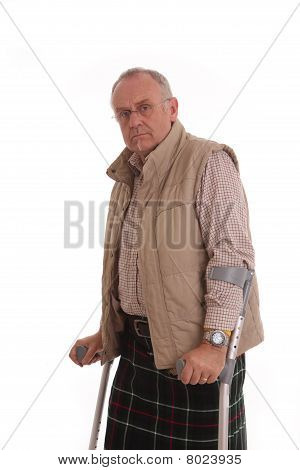 Reifen Scotsman auf Krücken