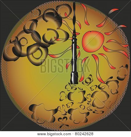 African motif vector background