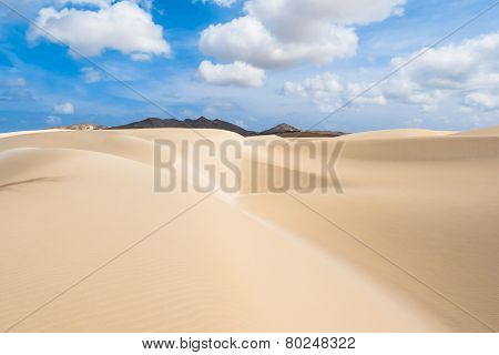Sand Dunes In Viana Desert - Deserto De Viana In Boavista - Cape Verde - Cabo Verde