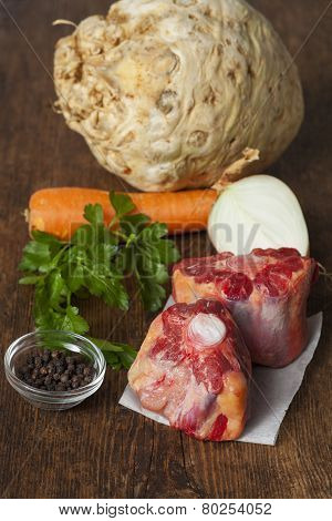 raw ox tail