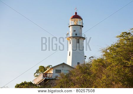 Diamondhead Lighthouse Near Sunset