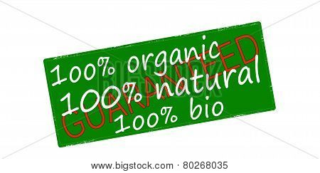 One Hundred Percent Natural