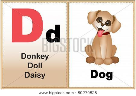 Alphabet Letter D