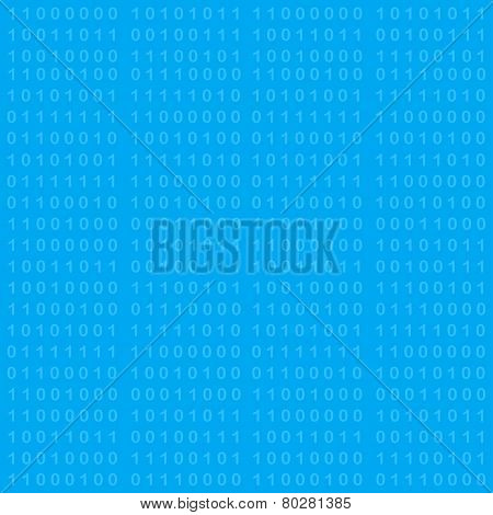 Binary Code Seamless Background