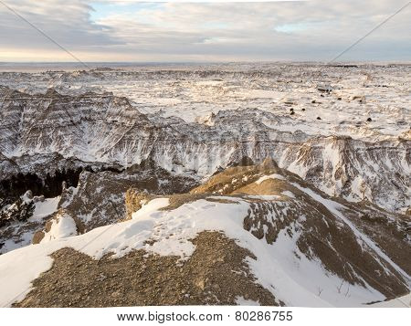 Badlands In The Winter