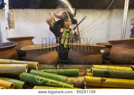 Walking Street in Pai, Mea Hong Son, Thailand