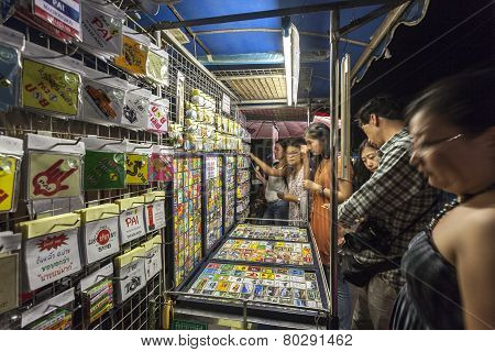 Walking Street in Pai, Mea Hong Son, Thailand
