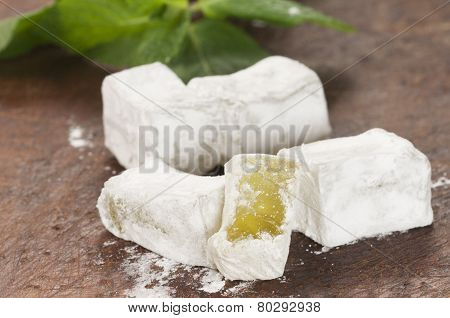 Lukum (turkish Delight) With Mint