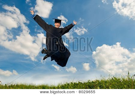 幸せジャンプ大学院屋外