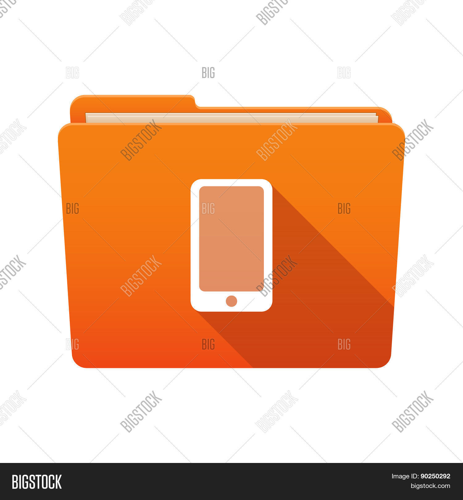 Folder Icon Smart Vector & Photo (Free Trial) | Bigstock